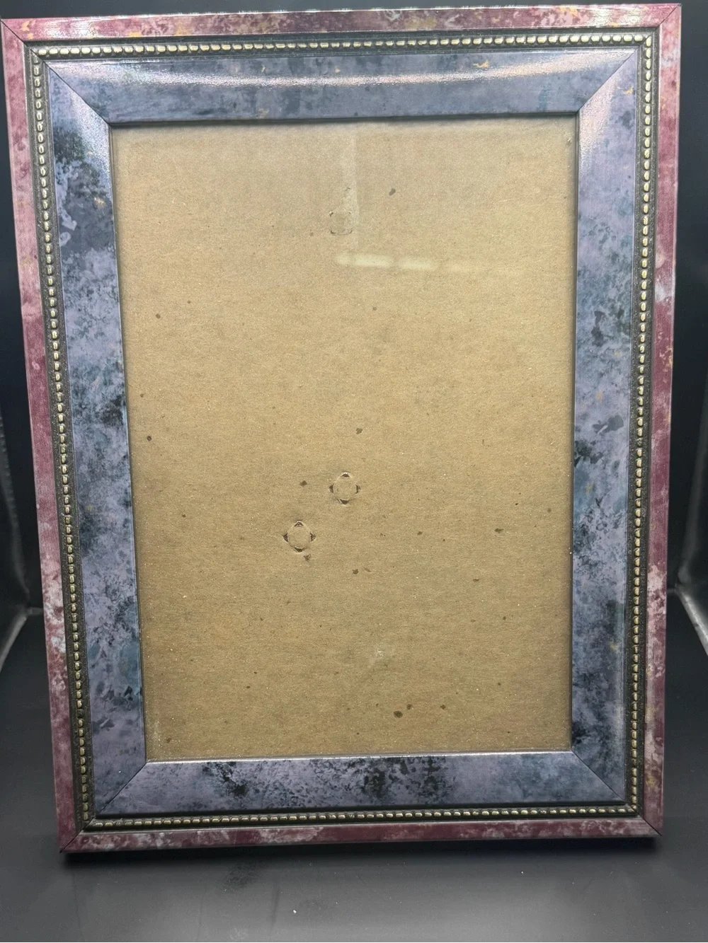 Vintage Whimsygoth Photo Frame in Blue and Purple